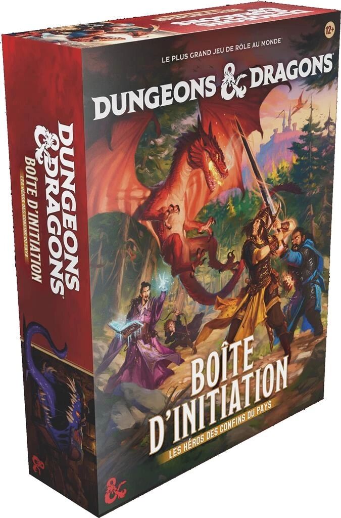 Couverture du jeu Dungeons & Dragons 5 : Les Héros des Confins du Pays (Boîte d'Initiation)